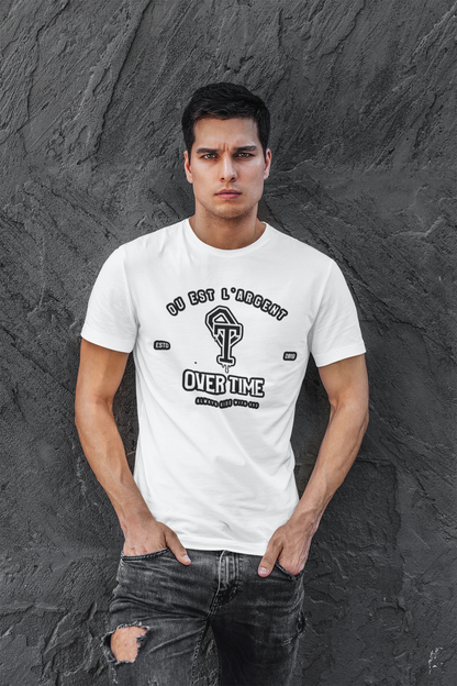 OverTime White T-Shirt